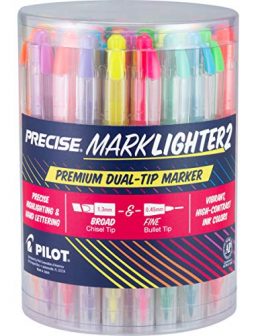 TWOHANDS Highlighters,6 Assorted Colors,Chisel Tip Marker Pens,for Adults & Kids,School Supplies,with Large Ink Reservoir for Extra Long Marking 20062 